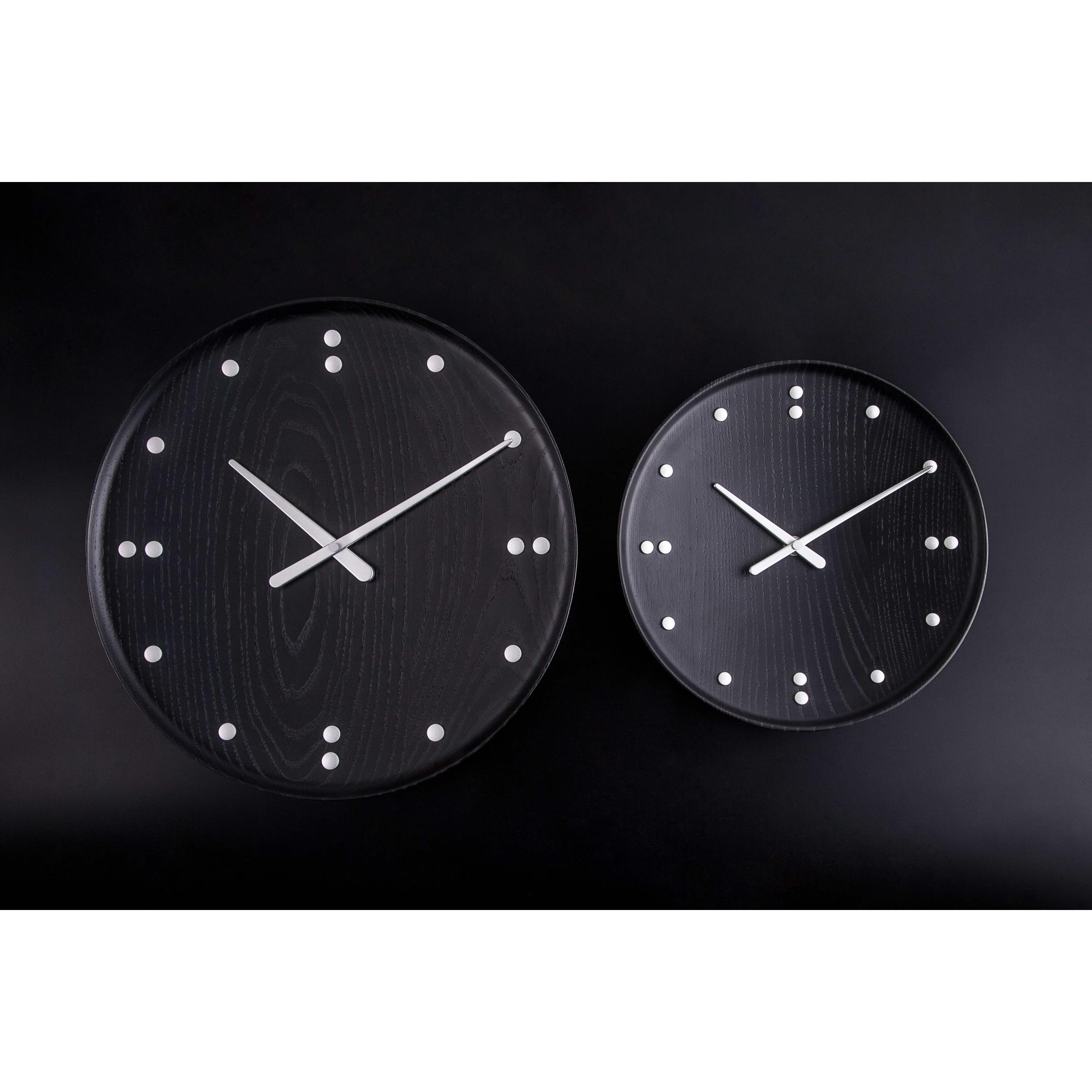 Architectmade Finn Juhl Reloj de pared Ceniza negra, Ø25 cm