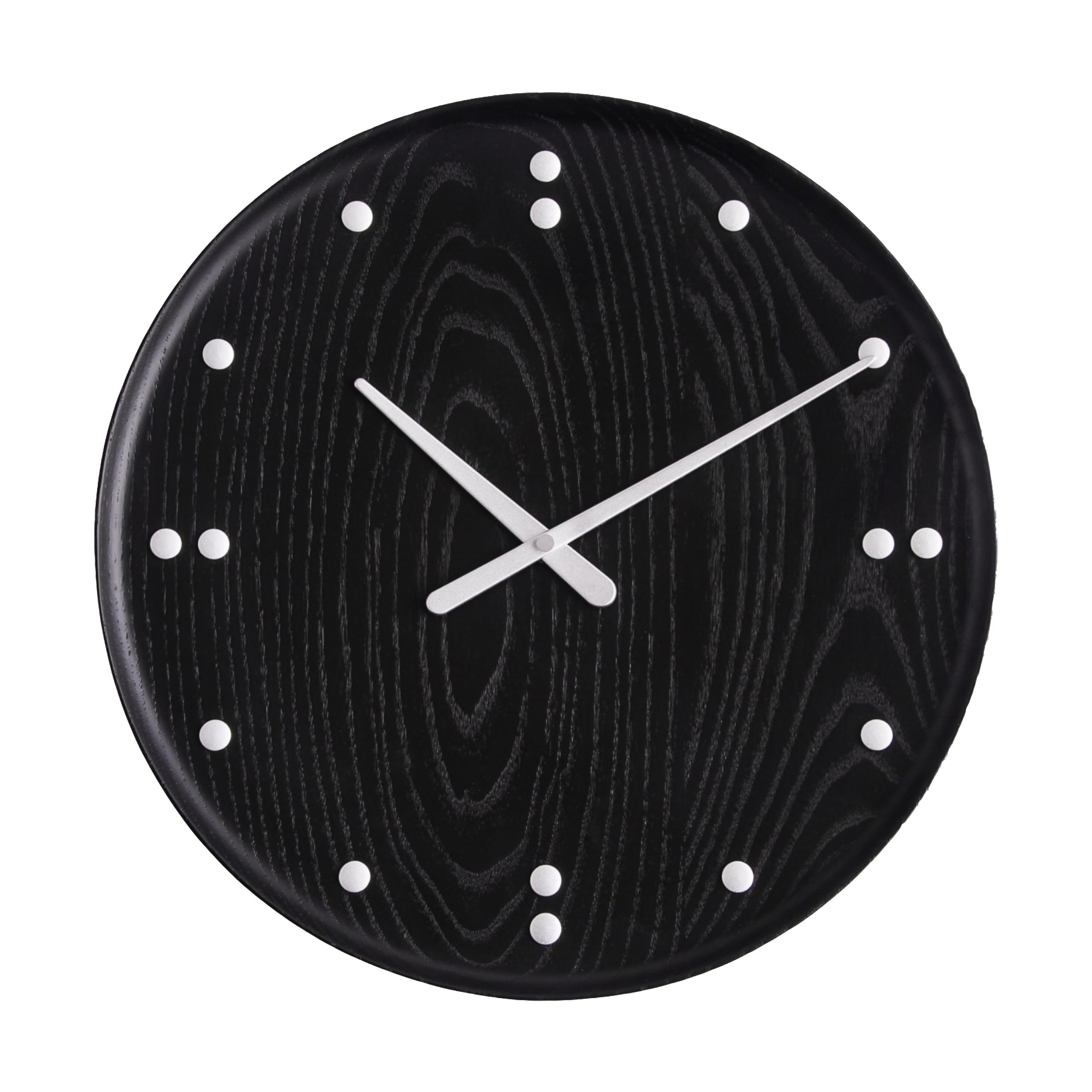 ArkitektMade Finn Juhl Wall Clock Black Ash, Ø35 cm