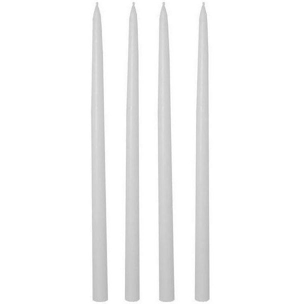 Candele fatte per architetti per il candela dei gemelli (4 pezzi), White