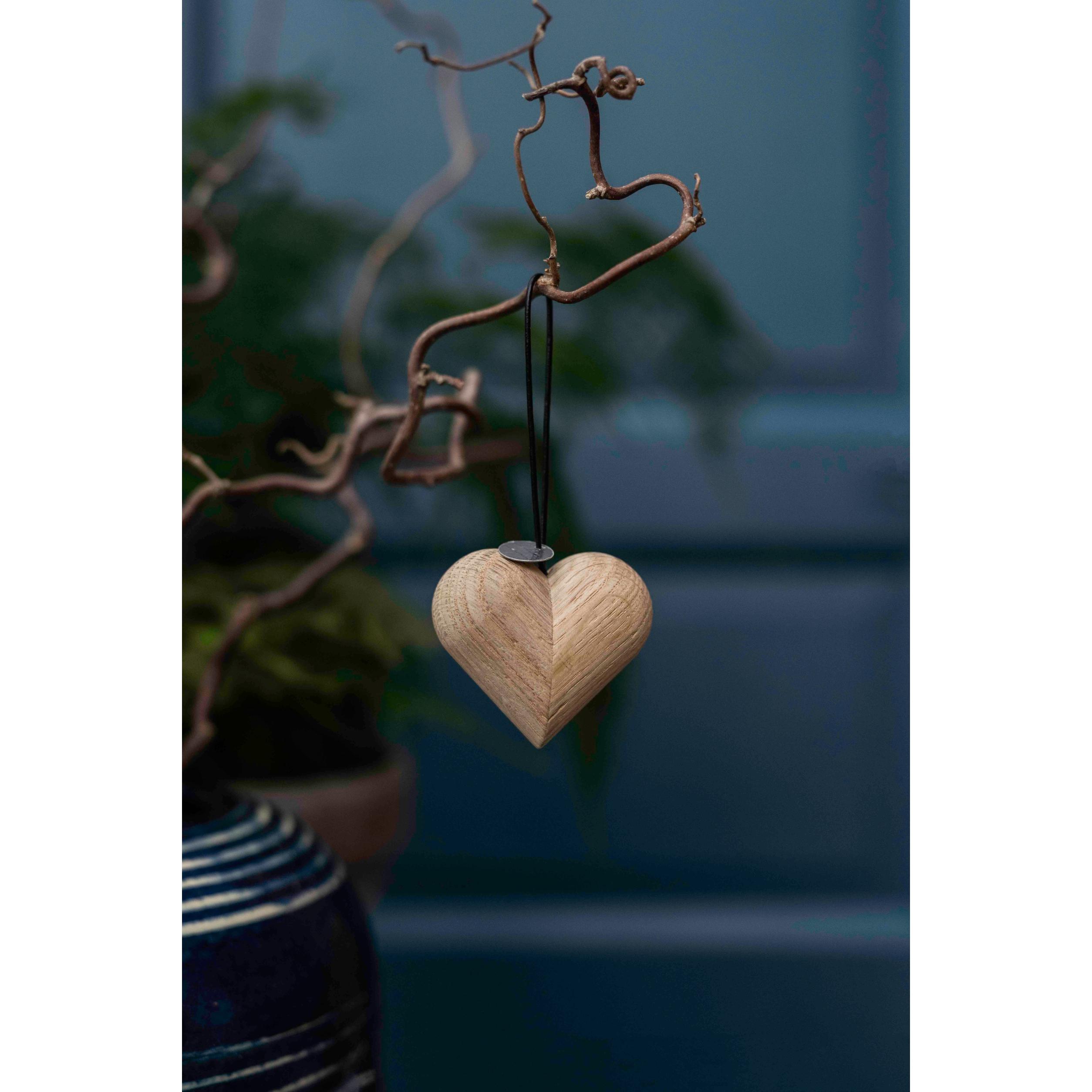 Architectmade Kerstophangende ornament Heart, 3 stcs