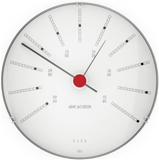 Barómetro de banqueros de Arne Jacobsen, 12 cm