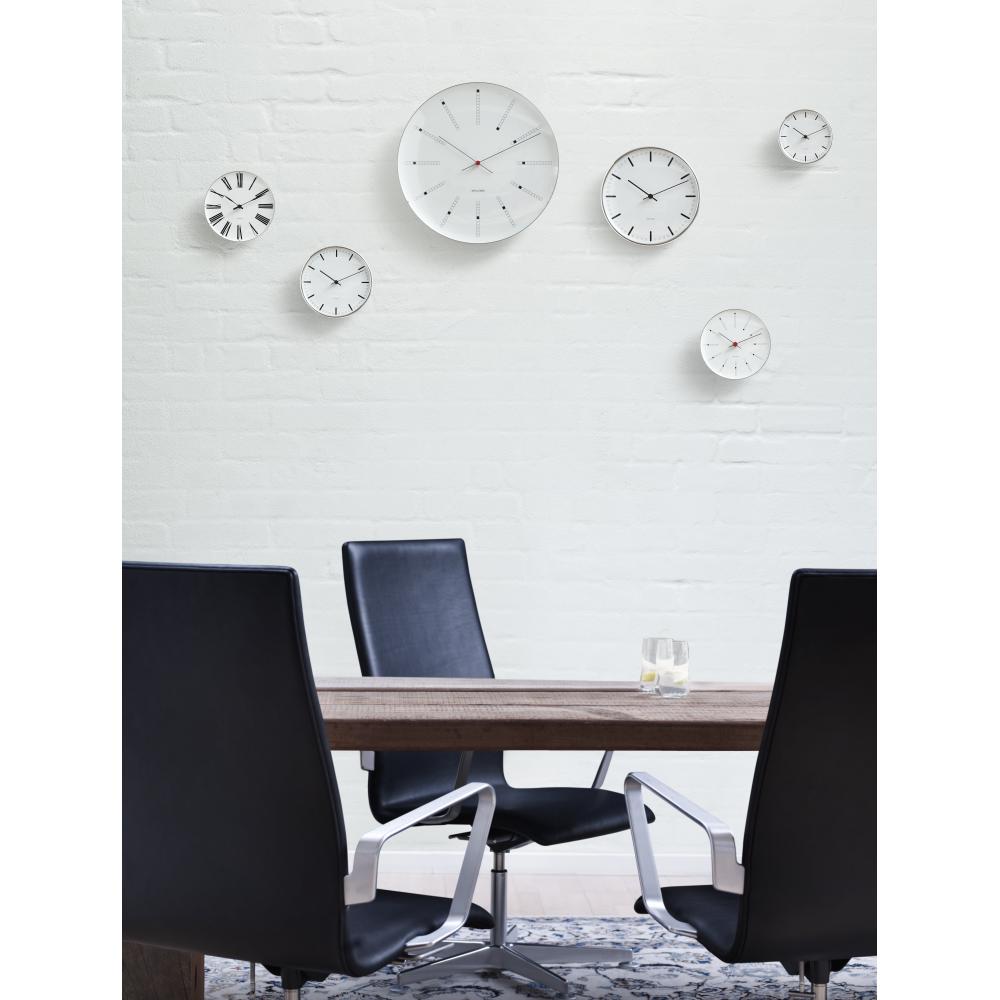 Arne Jacobsen Bankers Wall Clock, 16 cm
