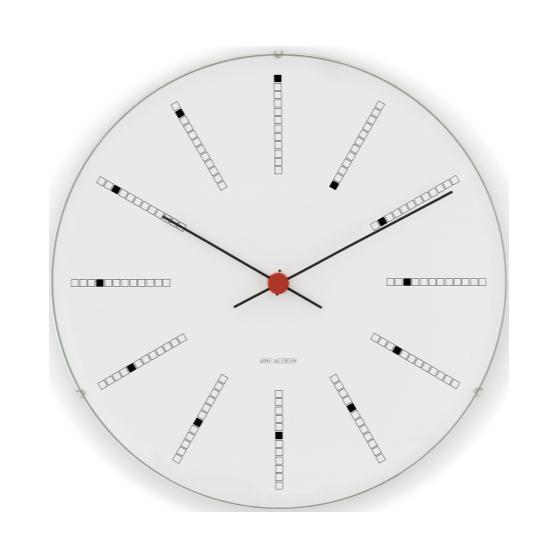 Arne Jacobsen Bankers Wall Clock, 29cm
