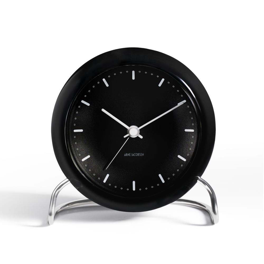 Orologio da tavolo di Arne Jacobsen Municipio con allarme