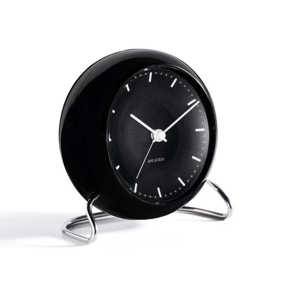 Orologio da tavolo di Arne Jacobsen Municipio con allarme