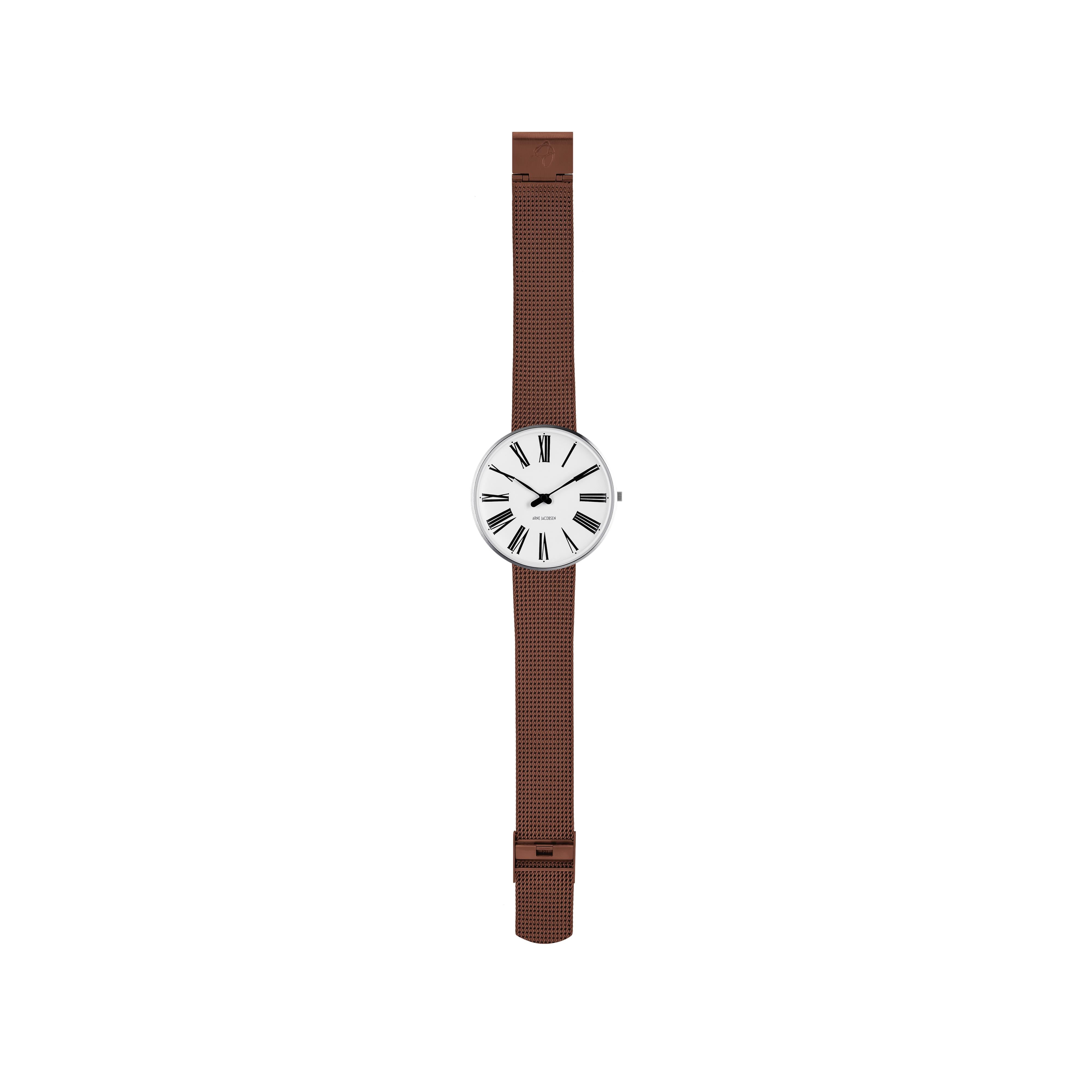 Arne Jacobsen Roman Wristwatch ø40, Copper Mesh