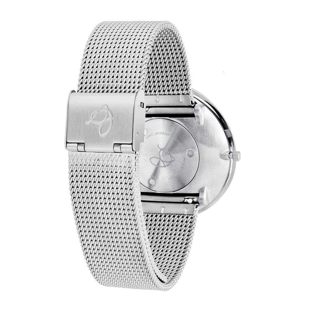 Arne Jacobsen Montre à bracelet romain Ø40, Sunray / Silver Mesh