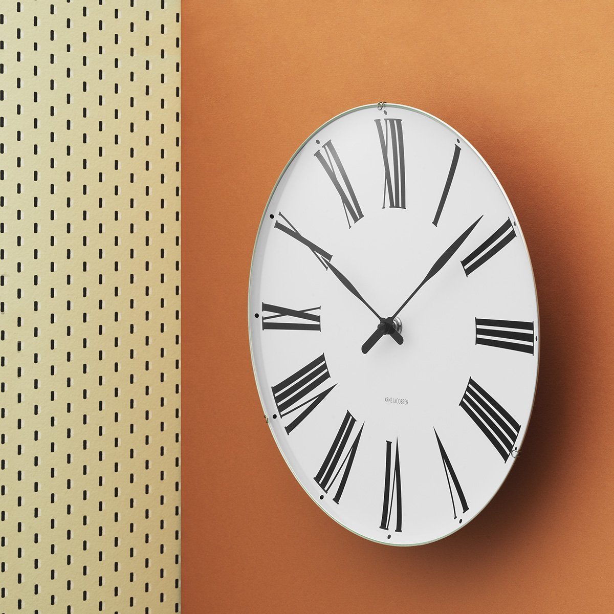 Arne Jacobsen Roman Wall Clock, 16 cm