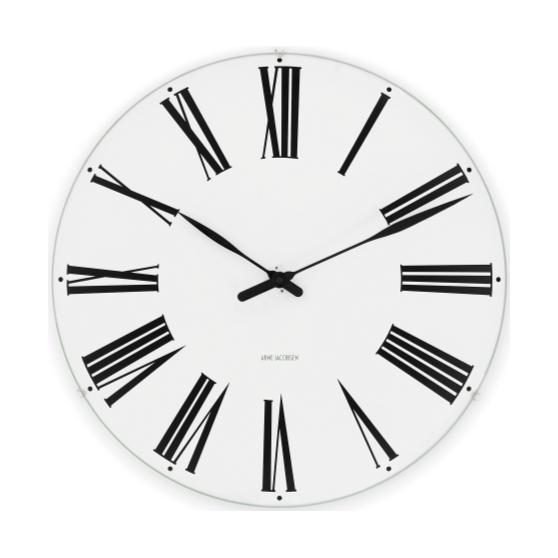 Arne Jacobsen Roman Wall Clock, 48cm