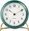 Arne Jacobsen Horloge de table de station avec alarme, vert