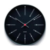 Arne Jacobsen Wall Clock Black, 21 cm