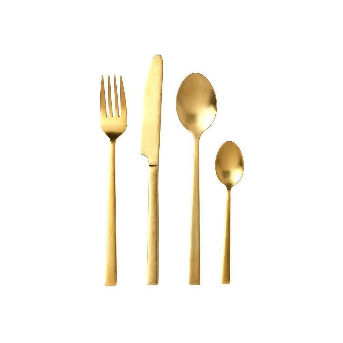 Bitz Cutlery Set 16 Pieces, Brass