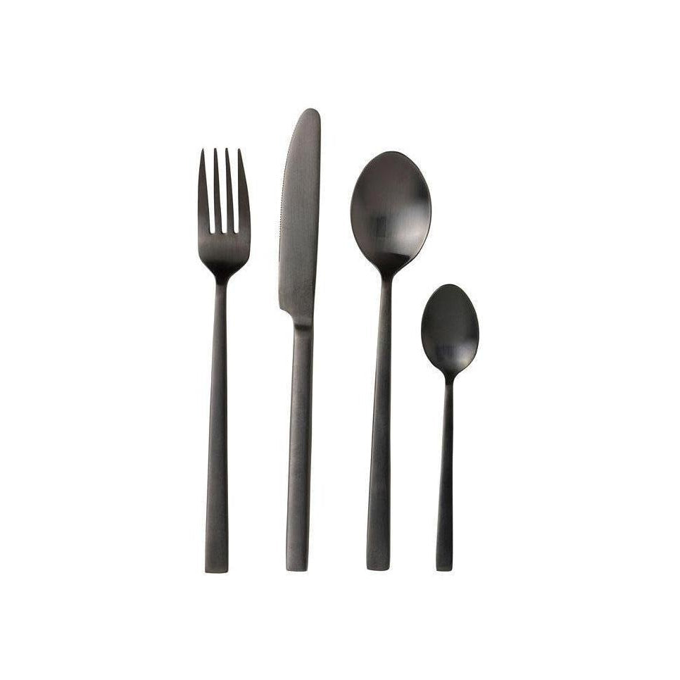 Bitz Cutlery Set 16 piezas, negro