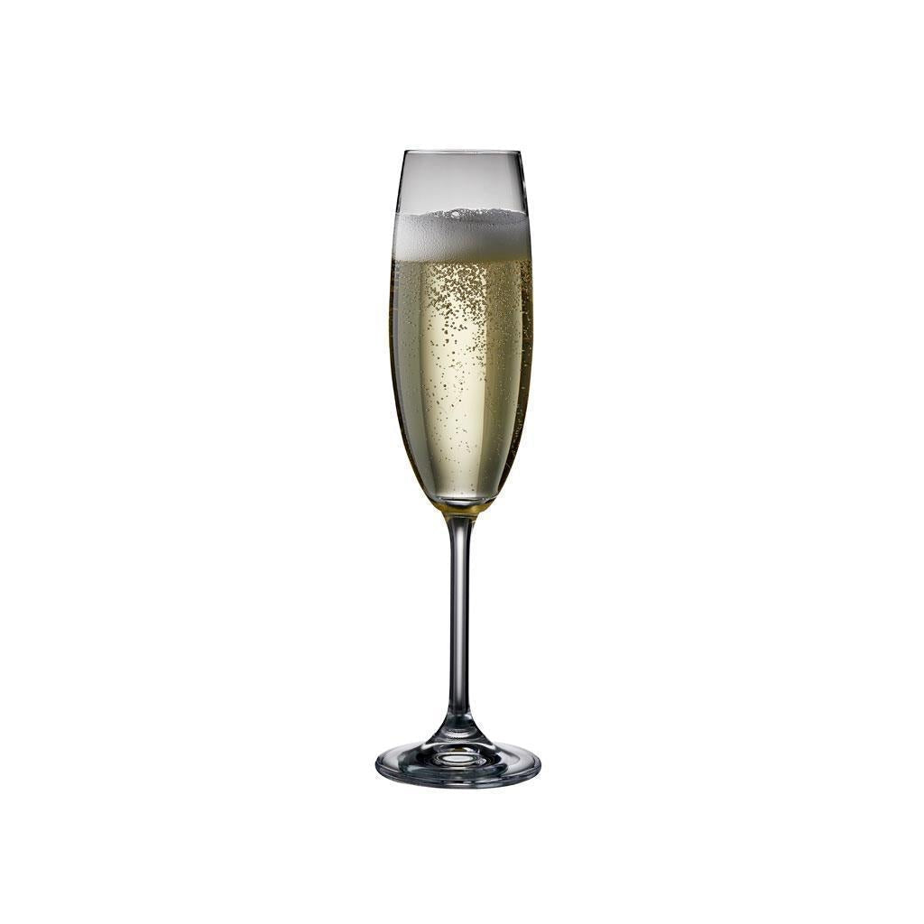 Bitz Champagne Glasses, Clear, 2 Pcs.
