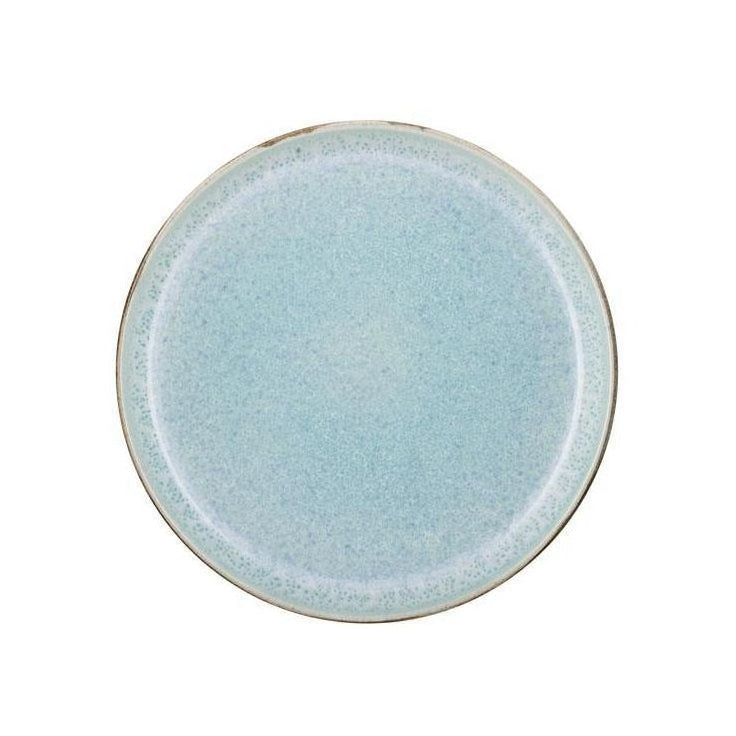Bitz Gastro plade, grå/lyseblå, Ø 21 cm