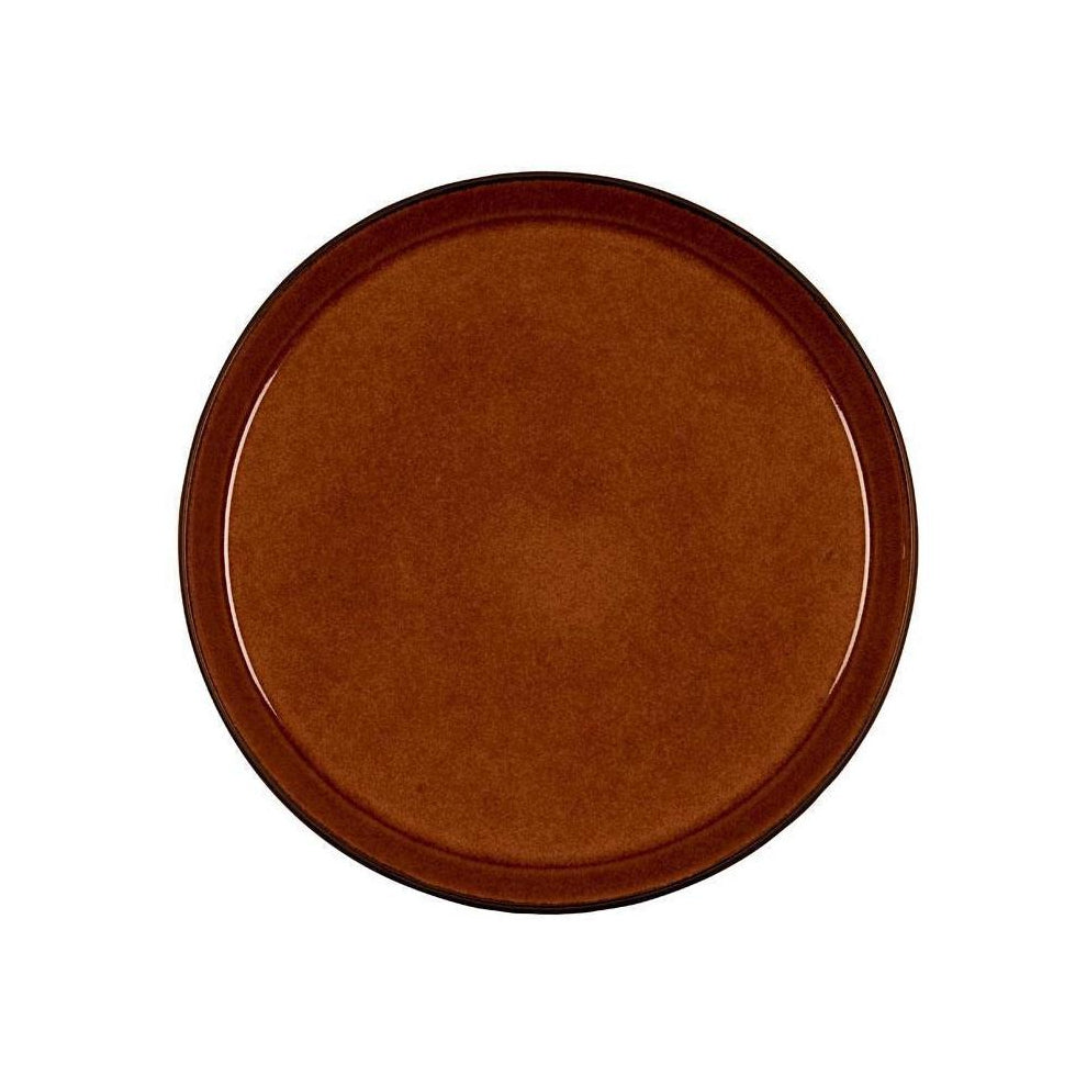 Bitz Gastro Plate, Black/Amber, ø 27cm