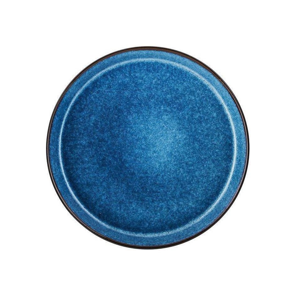 Bitz gastroplate, svart/mørk blå, Ø 27cm