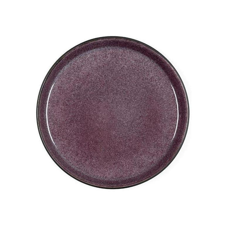 Bitz Gastro Plate, Black/Purple, ø 21cm