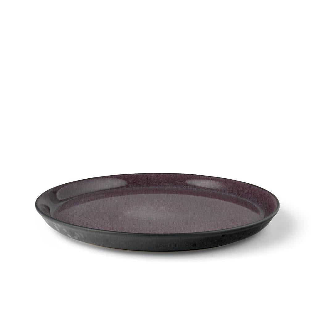 Bitz Plaque gastro, noir / violet, Ø 27cm