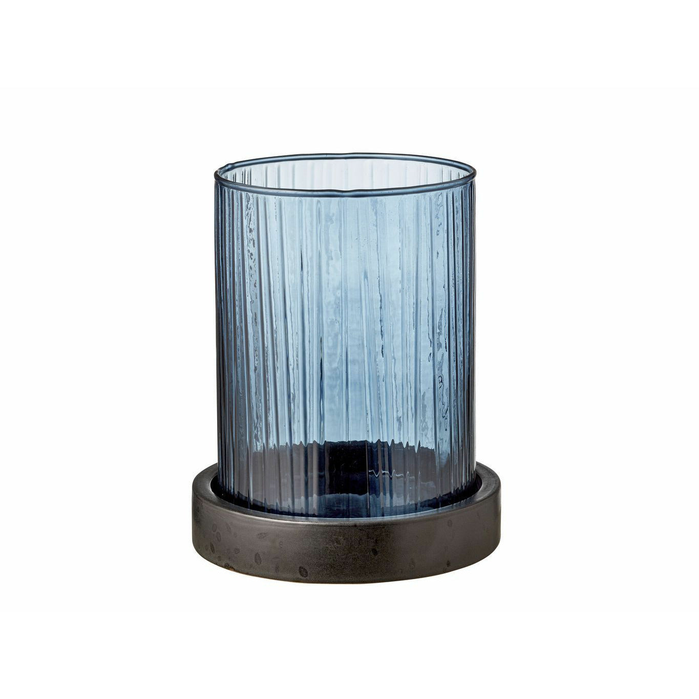 Bitz Orkan med LED -stearinlys 17 cm, blå