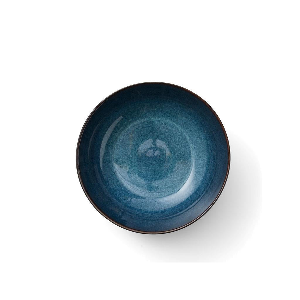 BITZ Insalata Bowl, nero/blu scuro, Ø 30 cm