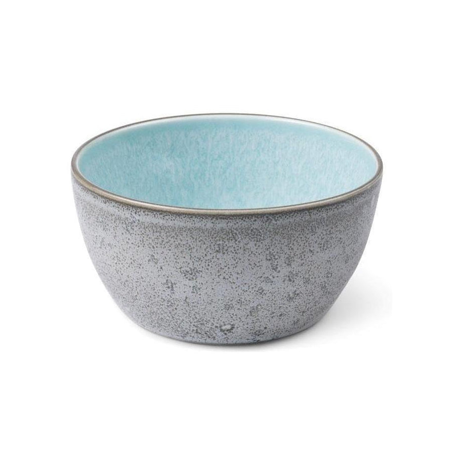 Bitz Bowl, grå/lyseblå, Ø 14cm