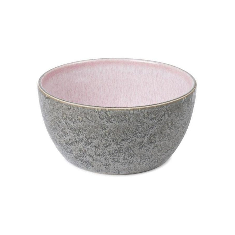 Bitz Bowl, grå/rosa, Ø 14cm