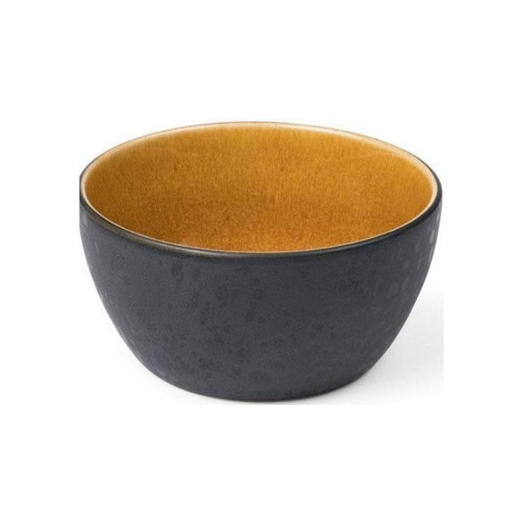 Bitz Bowl, negro/ámbar, Ø 12 cm