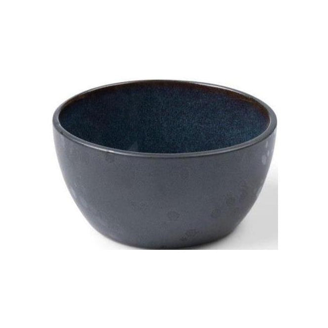 Bitz Bowl, svart/mørk blå, Ø 10cm