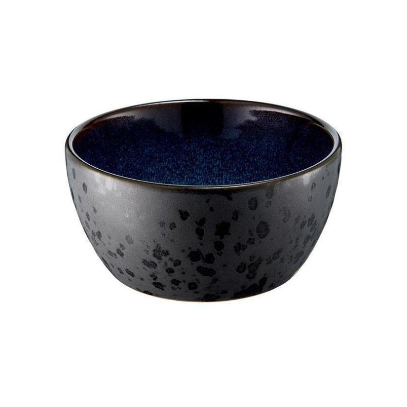 Bitz Bowl, svart/mørk blå, Ø 12cm
