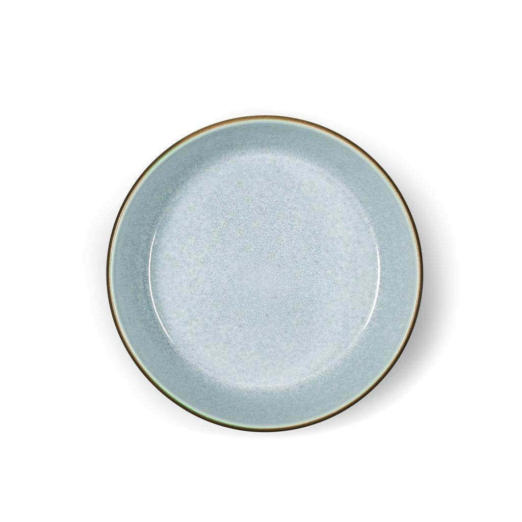 Bitz Suppe skål, grå/lyseblå, Ø 18 cm