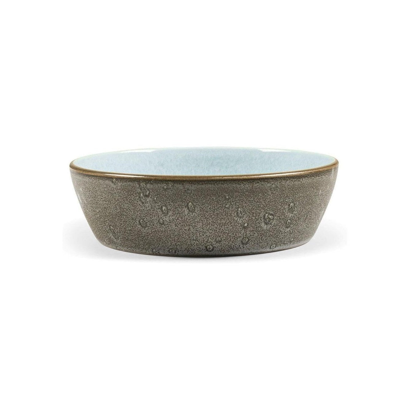 Tazón de sopa Bitz, gris/azul claro, Ø 18 cm