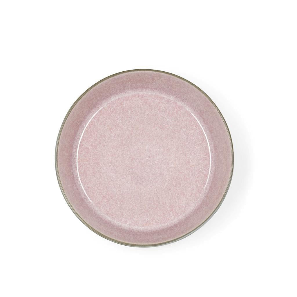 Tazón de sopa Bitz, gris/rosa, Ø 18 cm