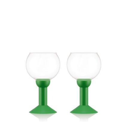 Bodum Oktett vinglas med plastbas 2 st., Grönt