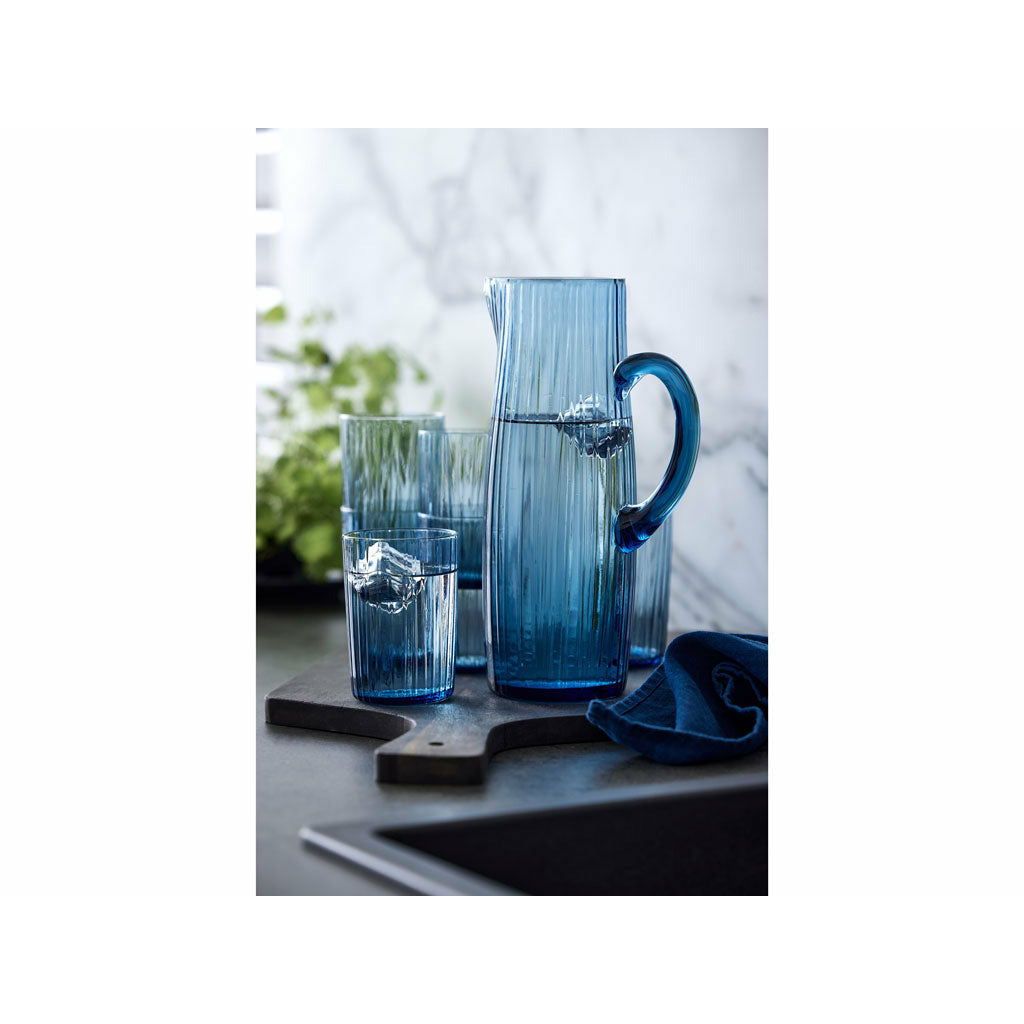 Bitz Kusintha Water Glass 28 Cl 4 Pcs., Blue