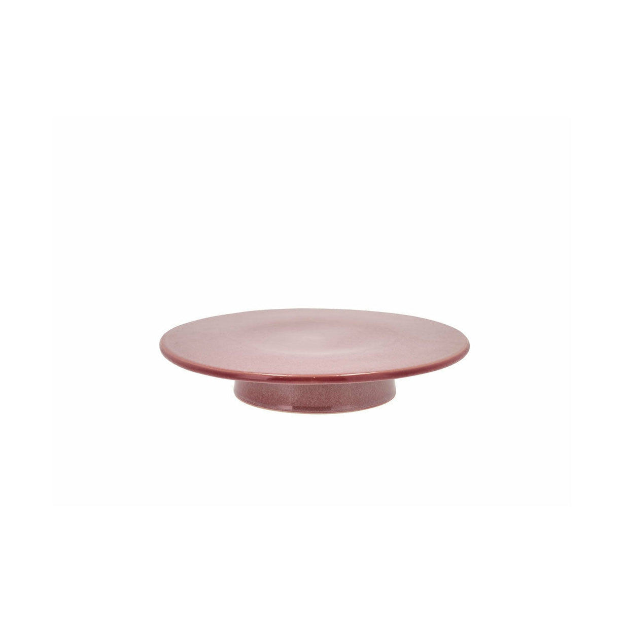 Bitz Cake Plate With Base 30 Cm, Light Pink