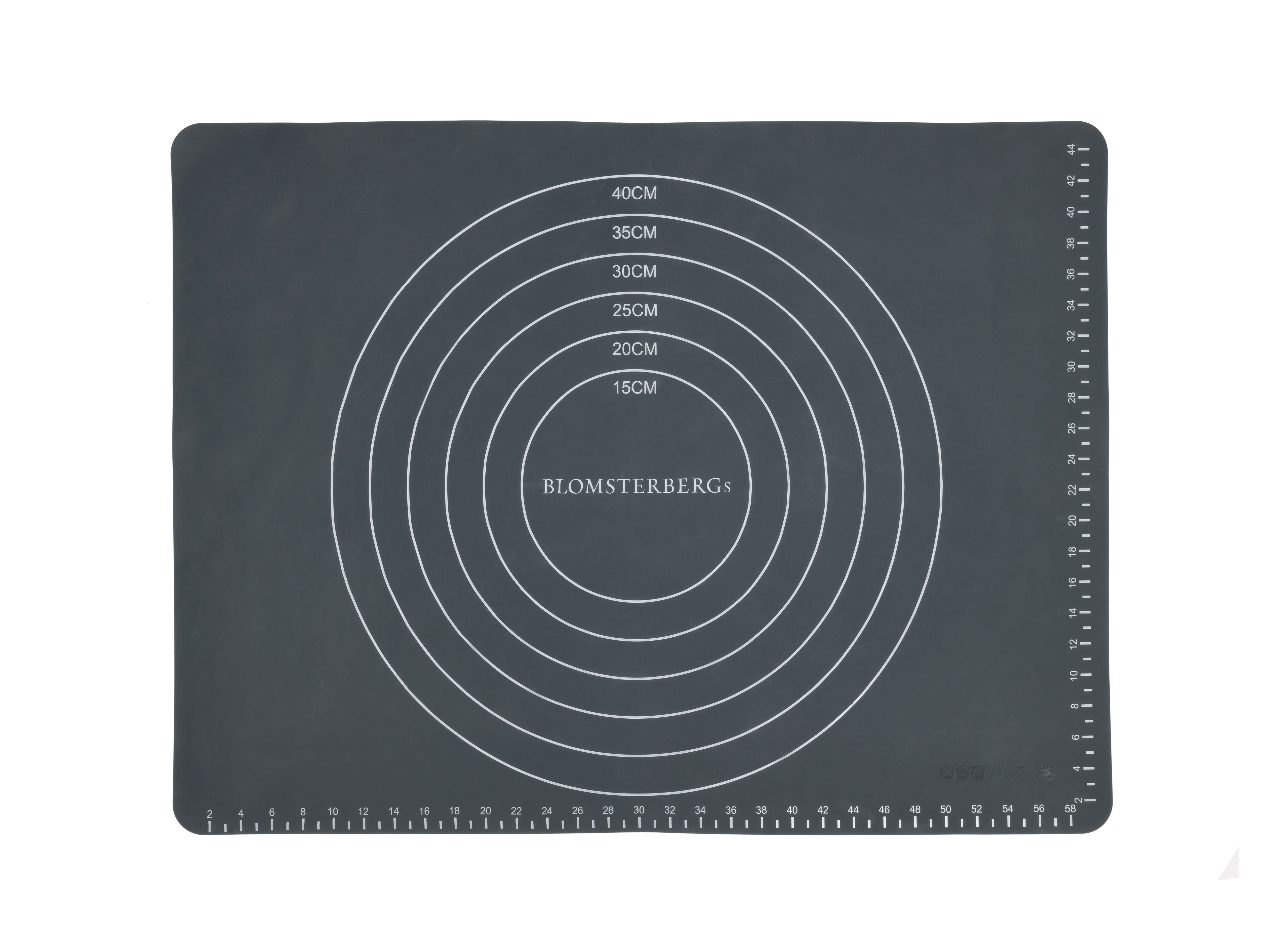 Blomsterbergs Baking Mat With Measurement 45x60, Grey