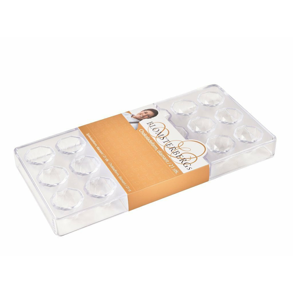 Blomsterbergs Diamant Chocolate Mould For 21 Pcs.