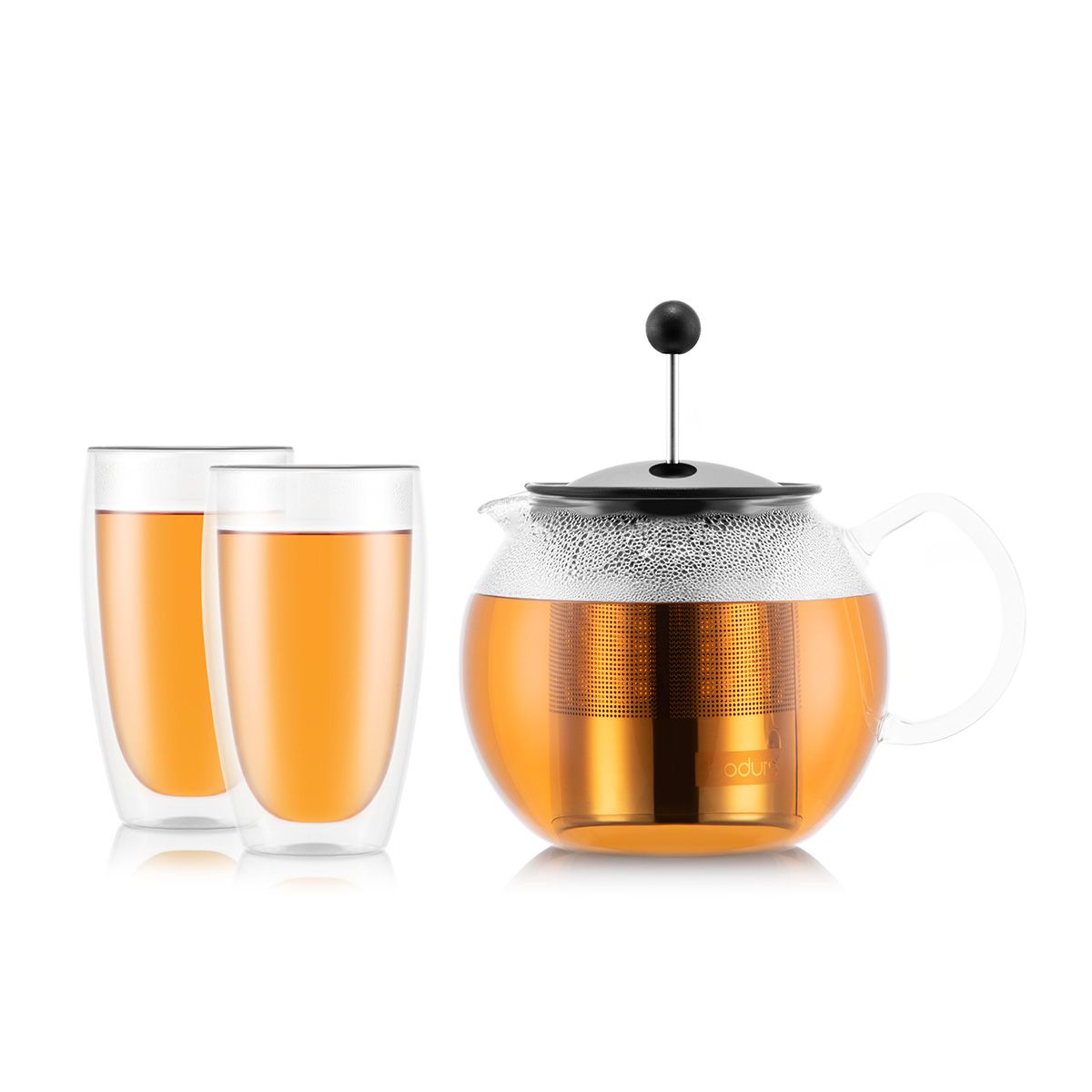 Bodum Assam Tea Maker With Filter Chrome, 1 L