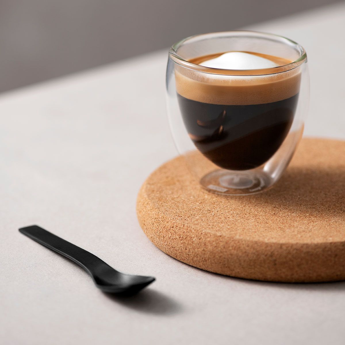 Bodum Barcelona asettaa espresso -lusikan musta, 6 kpl.