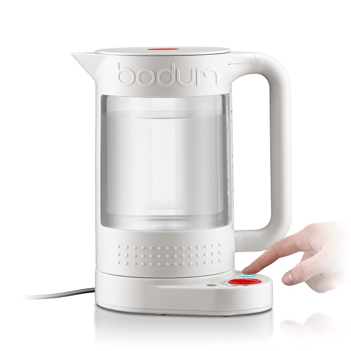 Bodum Bistro Electric Kettle Double Walled With Temperature Control Cream Colored, 1.1 L