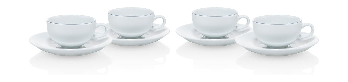 Bodum Blå espresso cup og tallerken sæt, 4 stk.