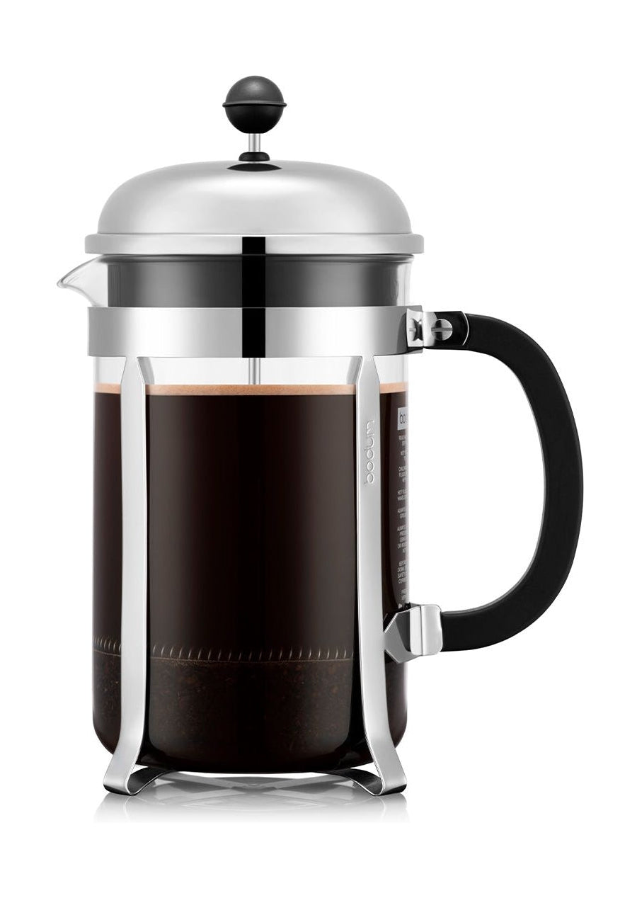 Bodum Chambord Coffee Maker Stainless Steel Lx W 12.4 X 0.19 Cm 1.5 L, 12 Cups