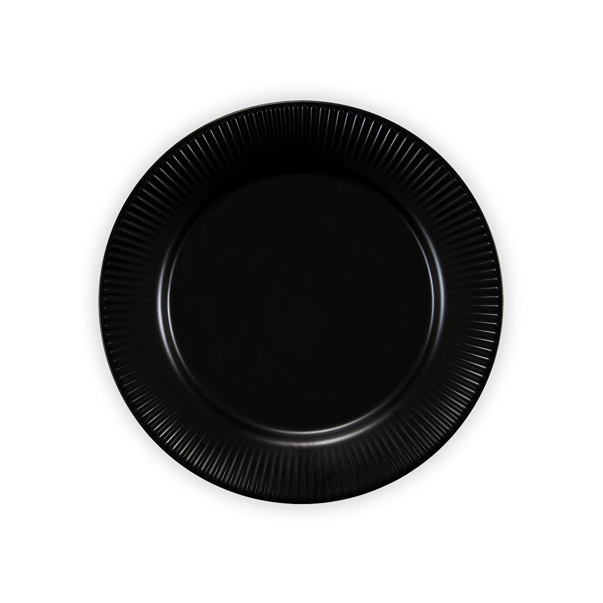 Bodum Douro Dinner Assiette Porcelaine Black Matt, 4 PCS.