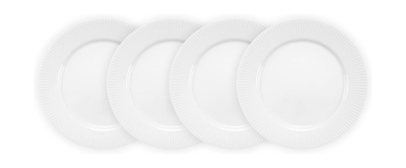 Bodum Douro Dinner plato de porcelana blanca, 4 pcs.