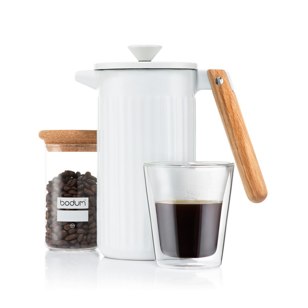 Bodum Douro Coffee Maker White, 8 Cups