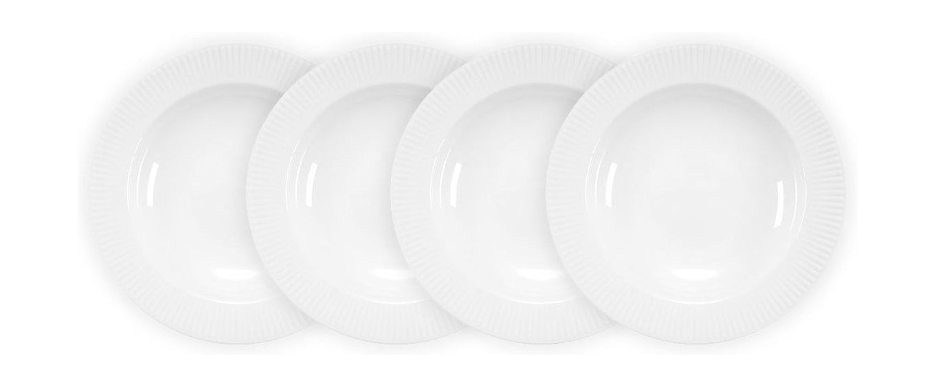 Bodum Douro Pasta Plate Porcelaine Blanc, 4 PCS.