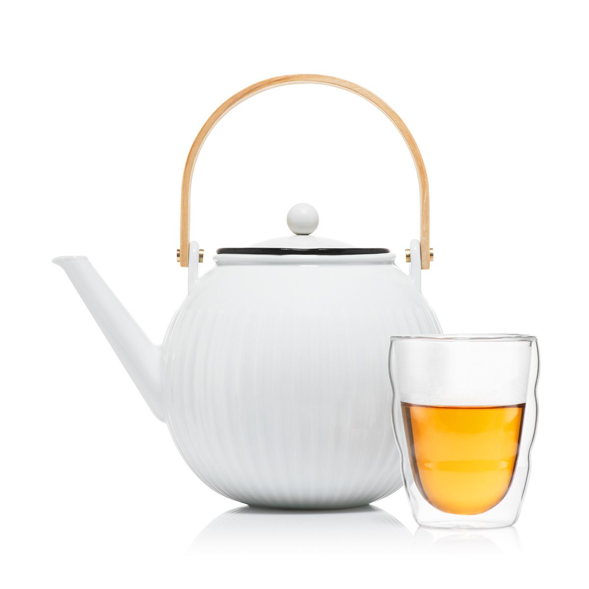 Bodum Douro茶水与过滤器，白色