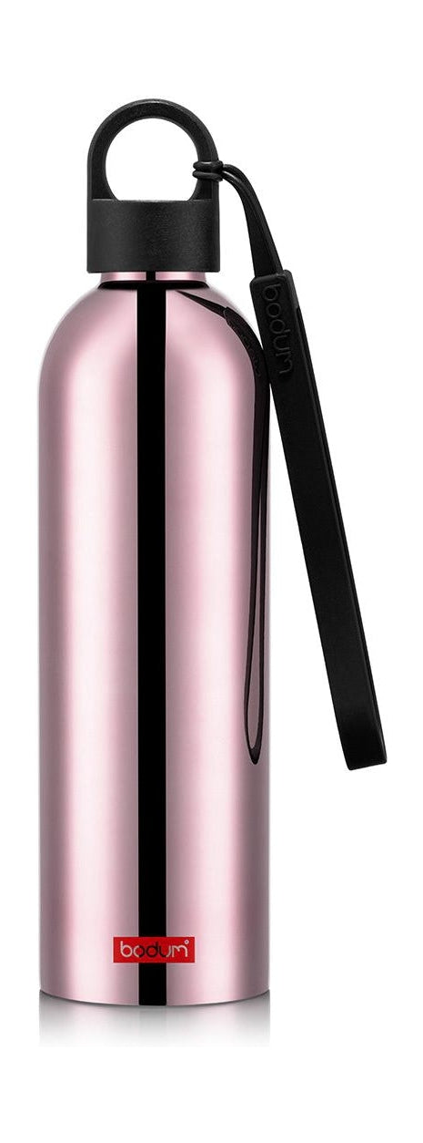 Bottiglia melior di bodum con isolamento a vuoto a doppia parete, rosa metallica
