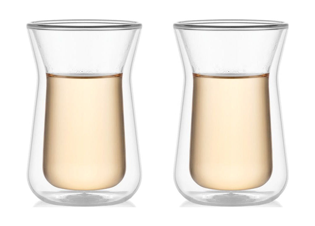 Bodum Melior Set Of 2 Tea Glasses Double Walled